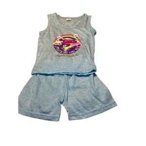 Blue toddler short set from Daytona Beach Florida new without tags never worn